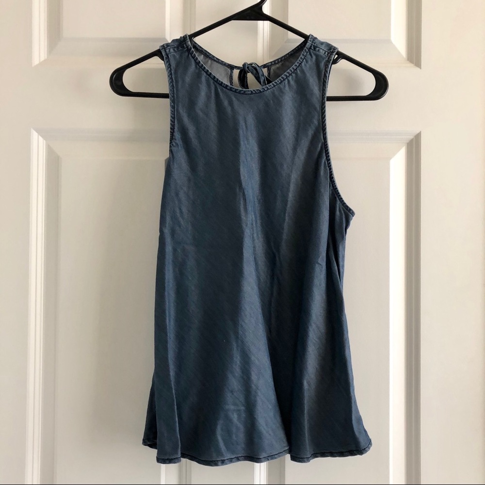 GAP Blue Jean Tank Top